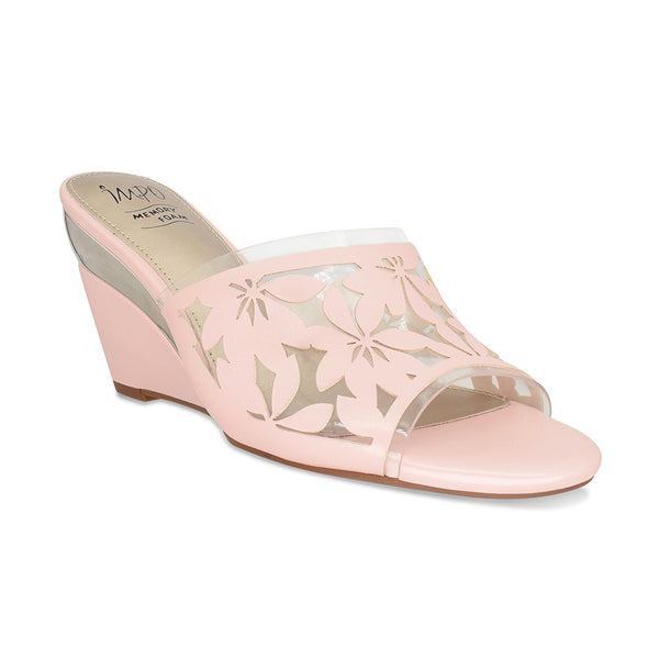 Vasha Floral Slide with Memory Foam