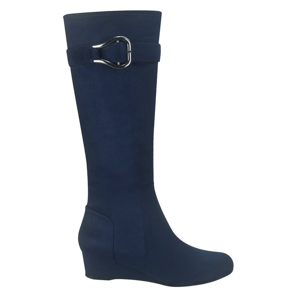 Gelsey Stretch Wedge Boot with Memory Foam