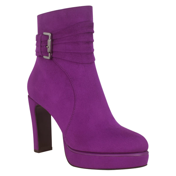 Omira Platform Ankle Bootie with Memory Foam