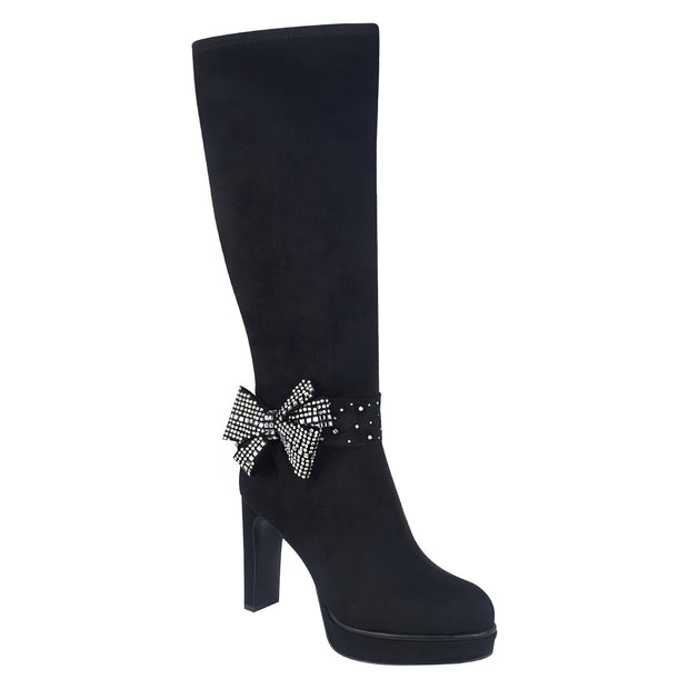 Onneli Bling Stretch Platform Boot with Memory Foam