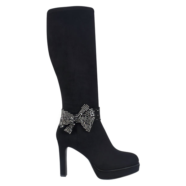 Onneli Bling Stretch Platform Boot with Memory Foam