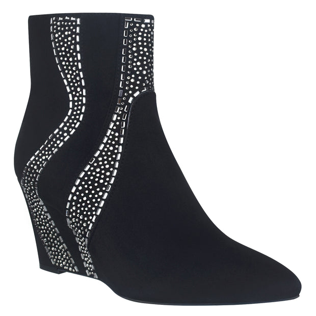 Temple Wedge Bootie with Memory Foam