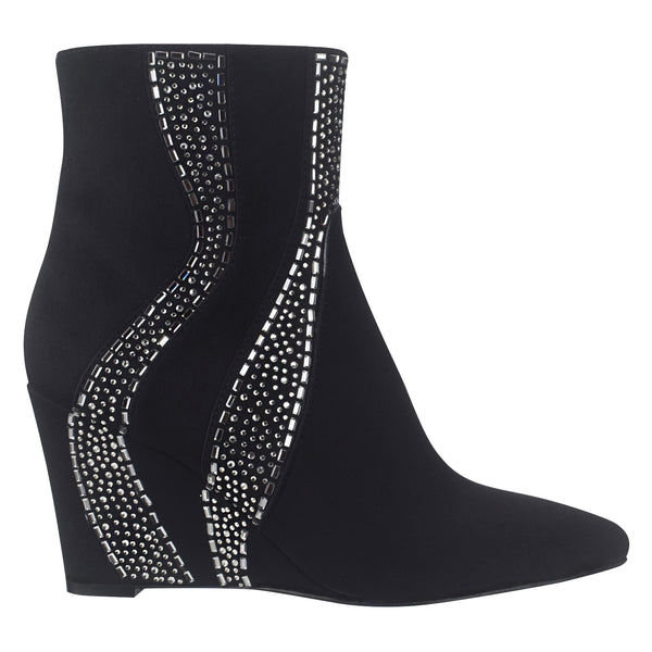 Temple Wedge Bootie with Memory Foam