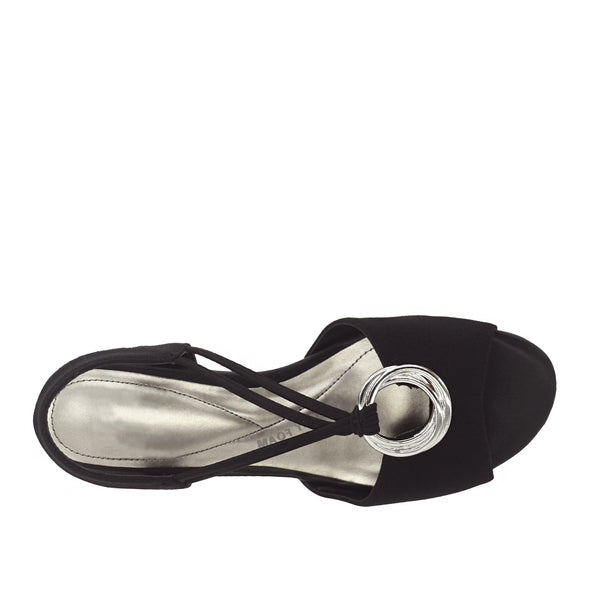 Raizel Ornamented Stretch Sandal with Memory Foam