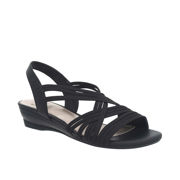 Ressie Wide Width Stretch Elastic Sandal