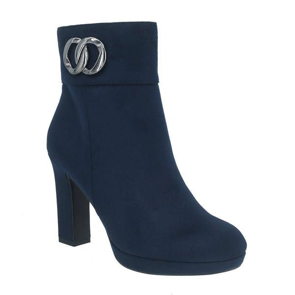 Omia Platform Ankle Bootie with Memory Foam