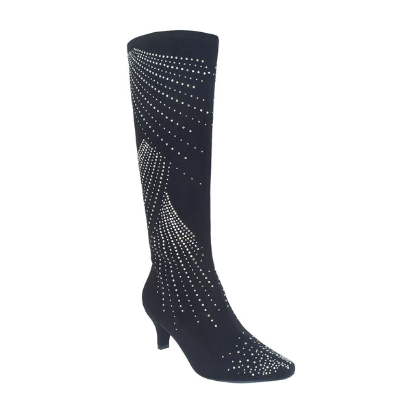 Namora Sparkle Stretch Boot with Memory Foam